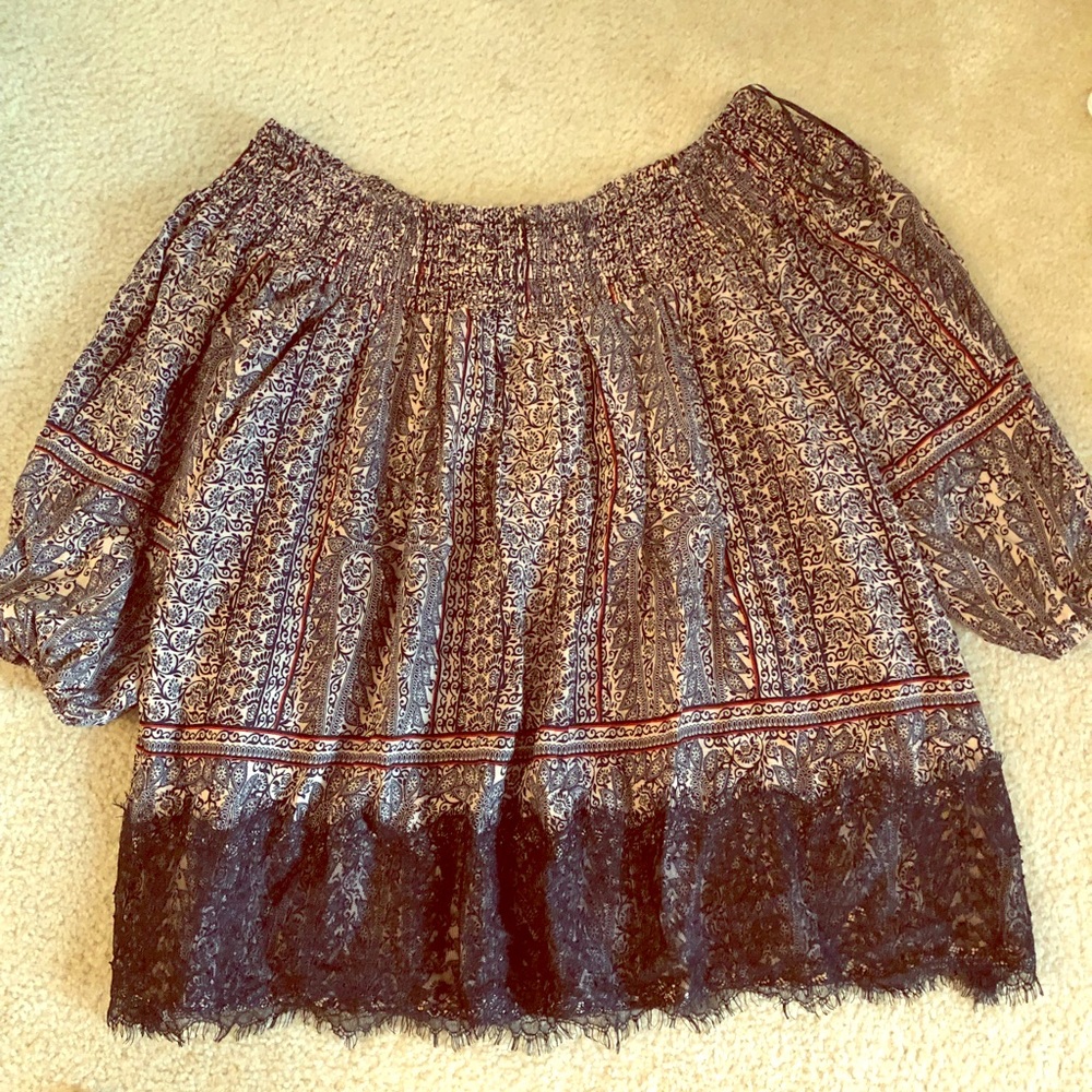 3/4 Sleeve Off the Shoulder top